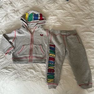 True Religion Hoodie and Sweatpants set
